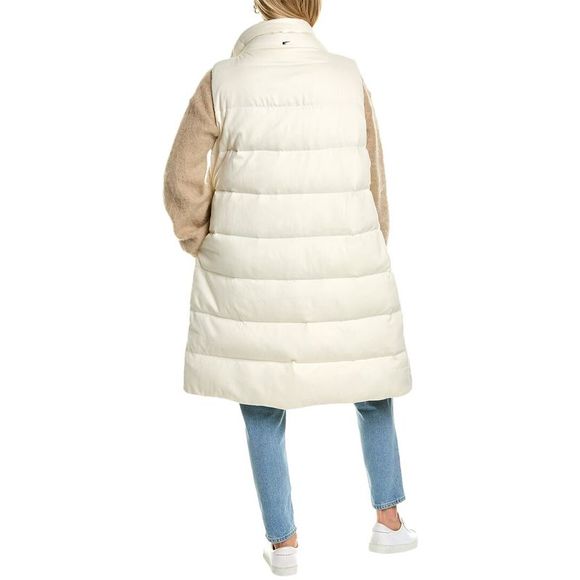 Herno Cashmere Silk & Cashmere-Blend Down Vest - Picture 2 of 4